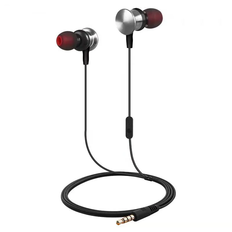 Black in-ear tilt mouth android IOS universal headphone cable control with headset bi-directional stereo 038