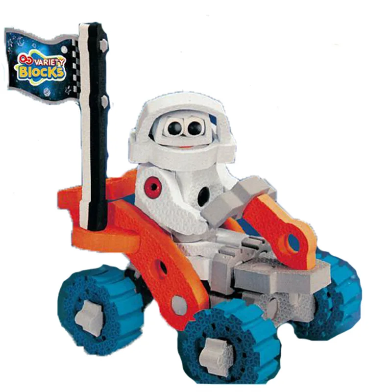 

Three-dimensional Mosaic Spacecraft Spacecraft Robot Handmade DIY Children's Early Education EVA Toy Manufacturer Wholesale
