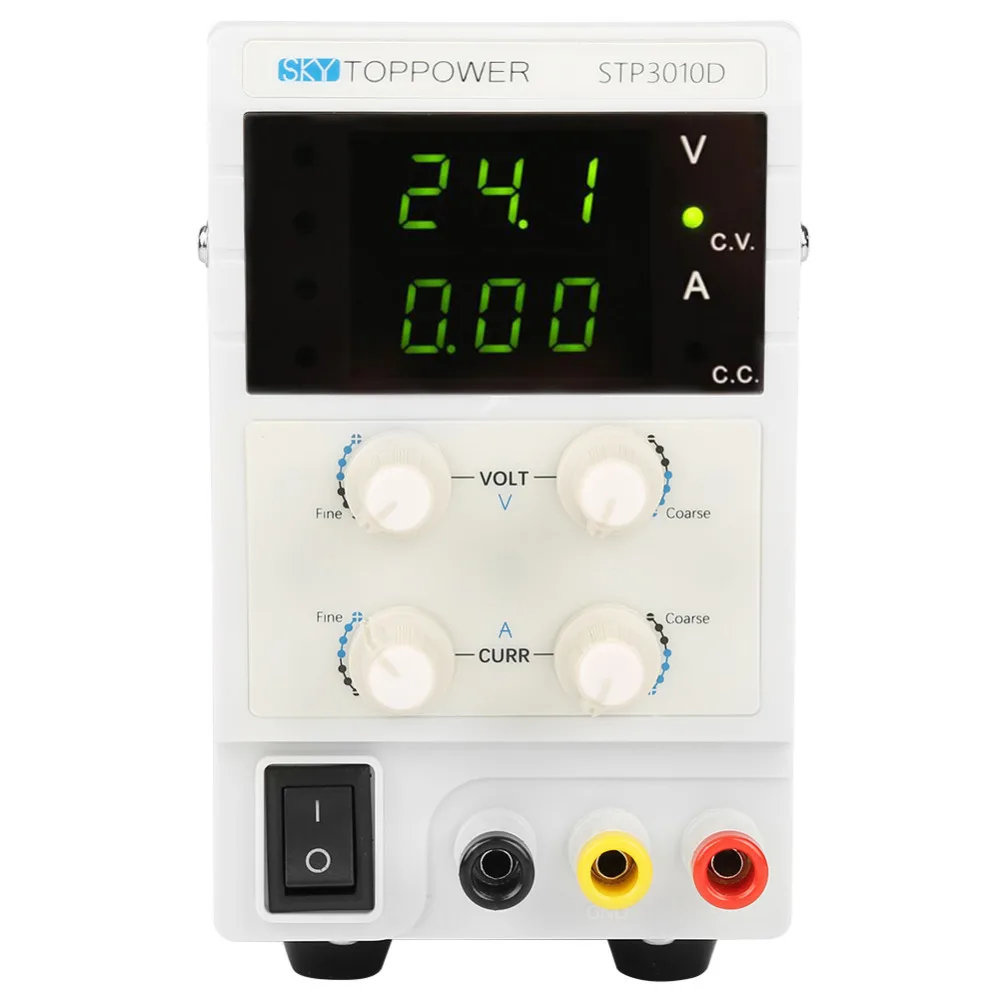 

STP3010D Variable Regulated Digital DC Power Supply 0-30V 0-10A Adjustable 110/220VAC Switchable
