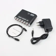 DTS AC3 5.1 CH SPDIF Coaxial Digital Audio DTS/AC-3 to 5.1 Analog Decoder Converter RCA Output Adapter Stereo Audio Decorder цена DTS AC3 5.1 CH SPDIF Coaxial Digital Audio DTS/AC-3 to 5.1 Analog Decoder Converter RCA Output Adapter Stereo Audio Decorder цены онлайн
