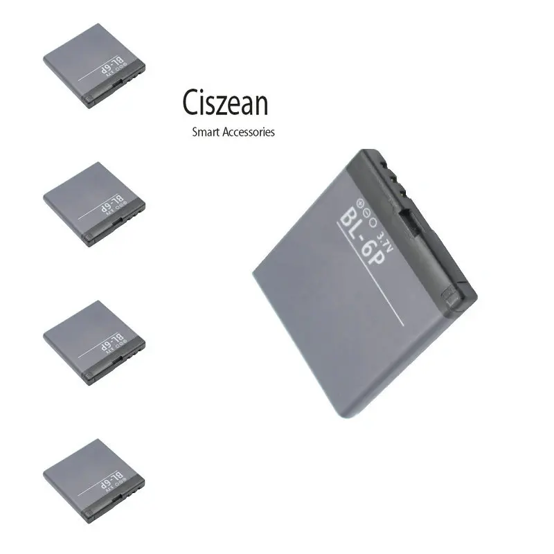 Ciszean 5x3 7 в 830 мАч фотоаккумулятор для Nokia 6500C 6500 Classic 7900 Prism P BL 6P BL6P bl6p | Мобильные