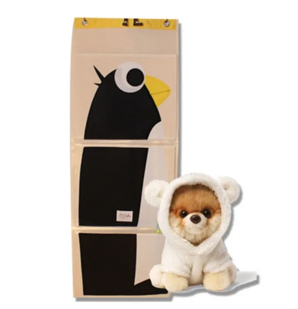 Домашний хлопковый висячий Органайзер на дверь, сумка для хранения, складная, мультяшный стиль, висячий карман, многослойный шкаф, подвесная коробка