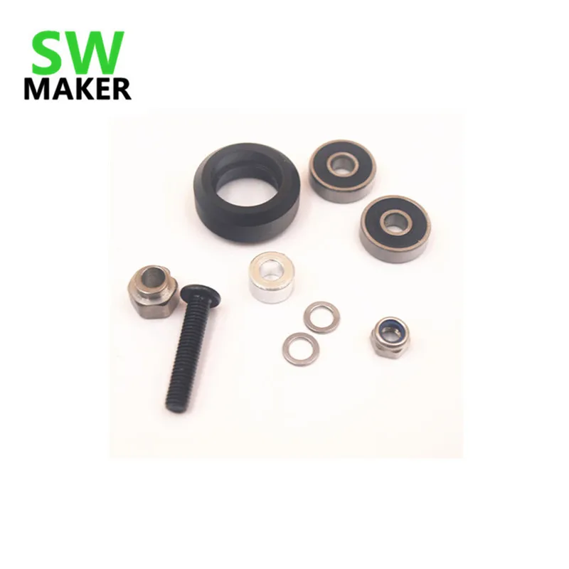 

1pcs Delrin Solid V Wheel Kits for V profile linear rails CNC 3D printers