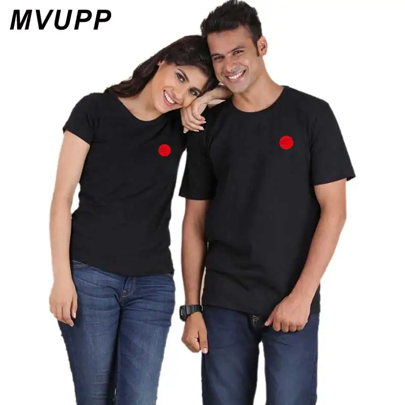

Printed Smile couple t shirt for dad mom husband and wife funny white solid clothes women men family matching ulzzang harajuku