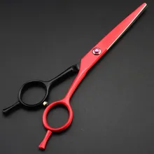 professional 5.5 inch Two-tailed Piano paint hair scissors set makas thinning shears cutting barber tools hairdressing scissors
