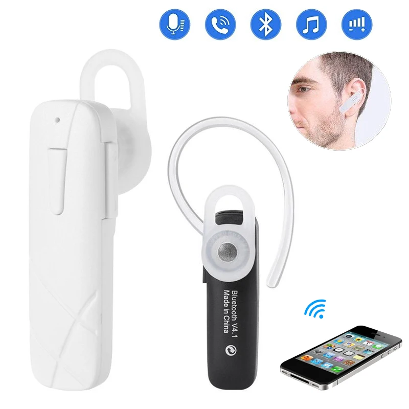 

Portable Stereo 4.0 Wireless Bluetooth with Microphone Volume Control Invisible Car Sports Bluetooth Headset