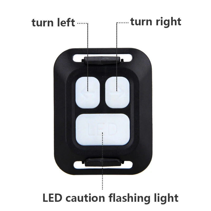 Cheap Bicycle Rear Light Wireless Remote Control Rechargeable LED Bike Rear Light Bicycle Turn Signal Taillight Cycling Accessories 3
