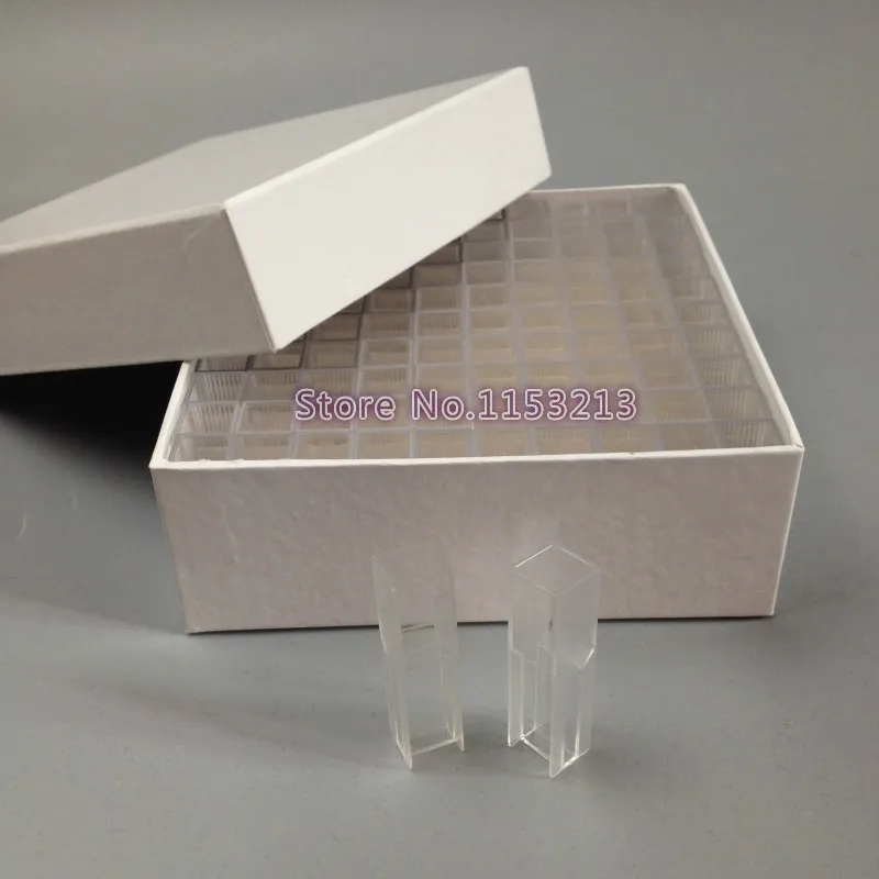 

Disposable Plastic PS Cuvette 1.5ml / 2.5ml Spectrophotometer Semi Micro Cuvettes Wavelength Range 340-900nm 100 pcs/pk