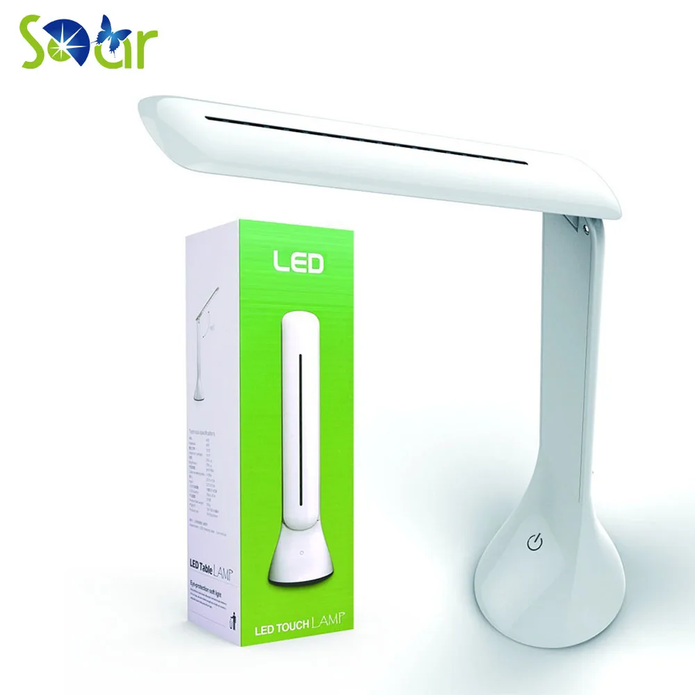 นำDimmableโคมไฟตั้งโต๊ะหนังสือไฟอ่านหนังสือเซ็นเซอร์สัมผัสป้องกันตา