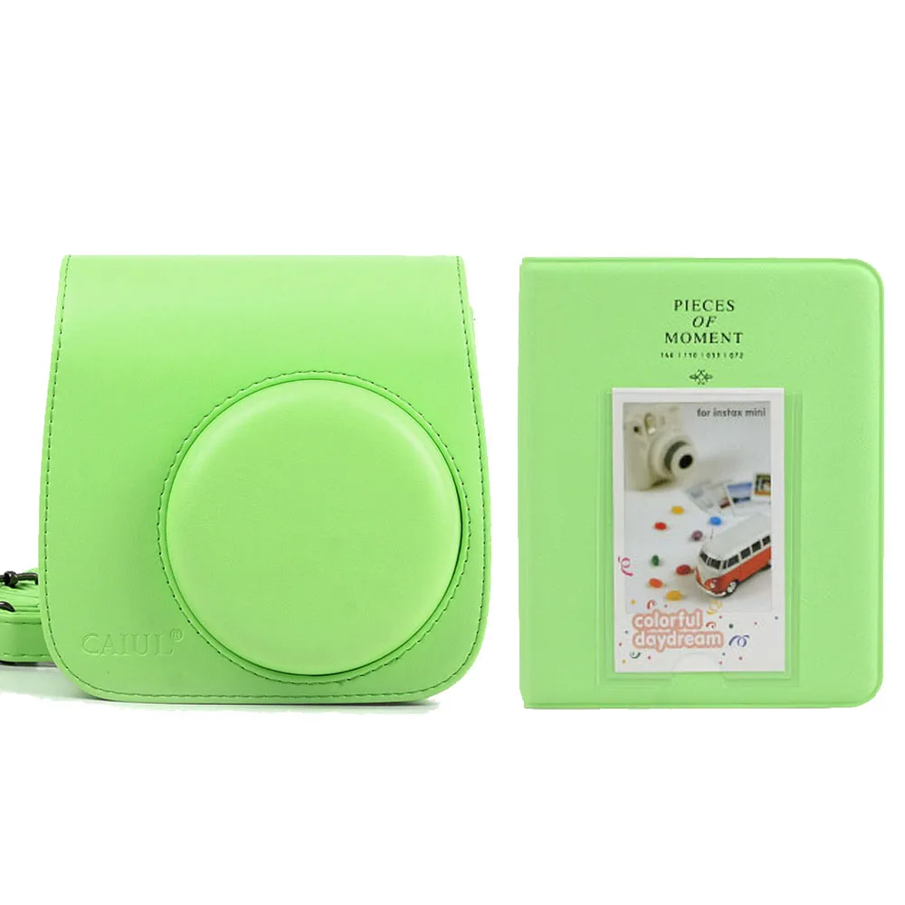 Fujifilm Instax Mini 9 мгновенная камера сумка с мини-пленкой Фотоальбом камеры аксессуары, из искусственной кожи наплечный ремень сумка чехол