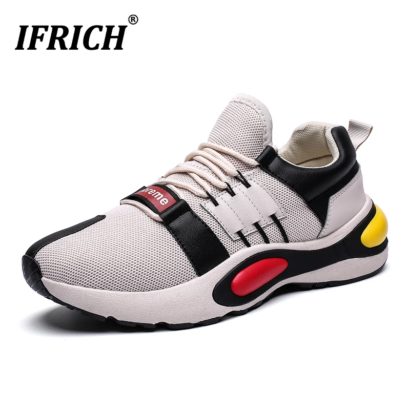 

New Arrival Walking Jogging Shoes Boy Spring Running Sports Shoes Men Anti-Slippery Gym Shoes Outdoor Men Lace Up Male Sneakers