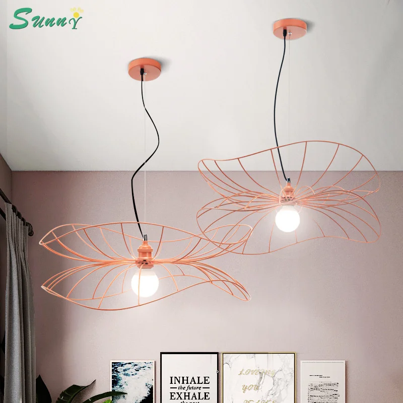 

Creative Minimalist Straw Hat Pendant Lights Nordic Post-modern Designer Home Deco Led Pendant Lamp Dining Room Restaurant Lamp