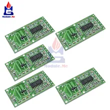 5 шт., микроволновый радар-датчик, индукционный модуль переключателя человеческого тела с возможностью обнаружения проникающего сигнала, RCWL-0516 выход 3,3 В