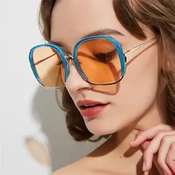 KEHU/модные брендовые дизайнерские солнцезащитные очки «кошачий глаз», женские солнцезащитные очки в стиле ретро, полупрозрачные линзы