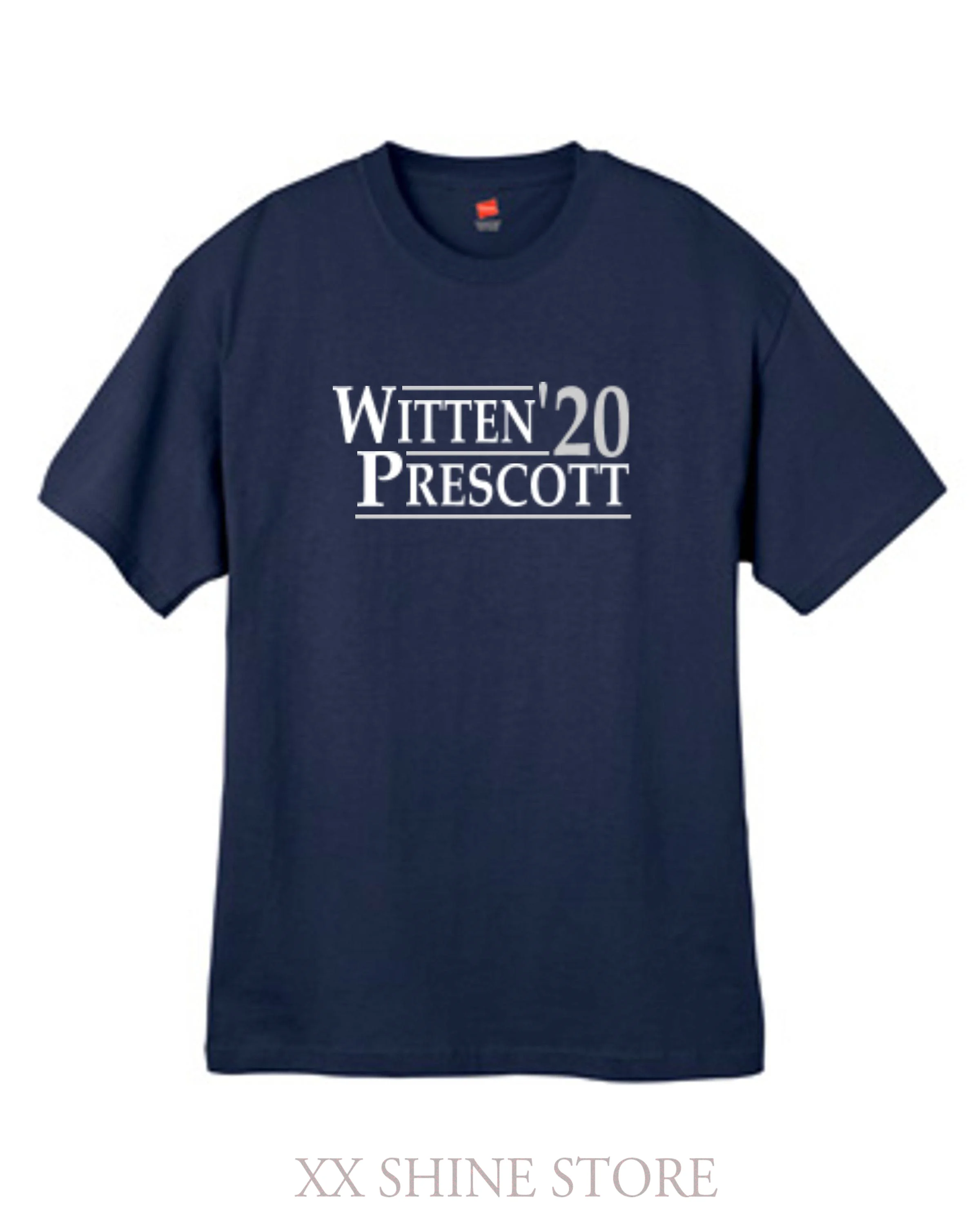 Мужская футболка Witten Prescott 20 размеры маленького размера 2XL 100% хлопок wo | одежда