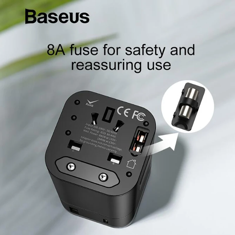 Baseus 18 Вт дорожное USB зарядное устройство с поддержкой быстрой зарядки 4,0 3,0 плюс адаптер ЕС Великобритания США зарядное устройство для мобильного телефона PD 3,0 зарядное устройство для iPhone