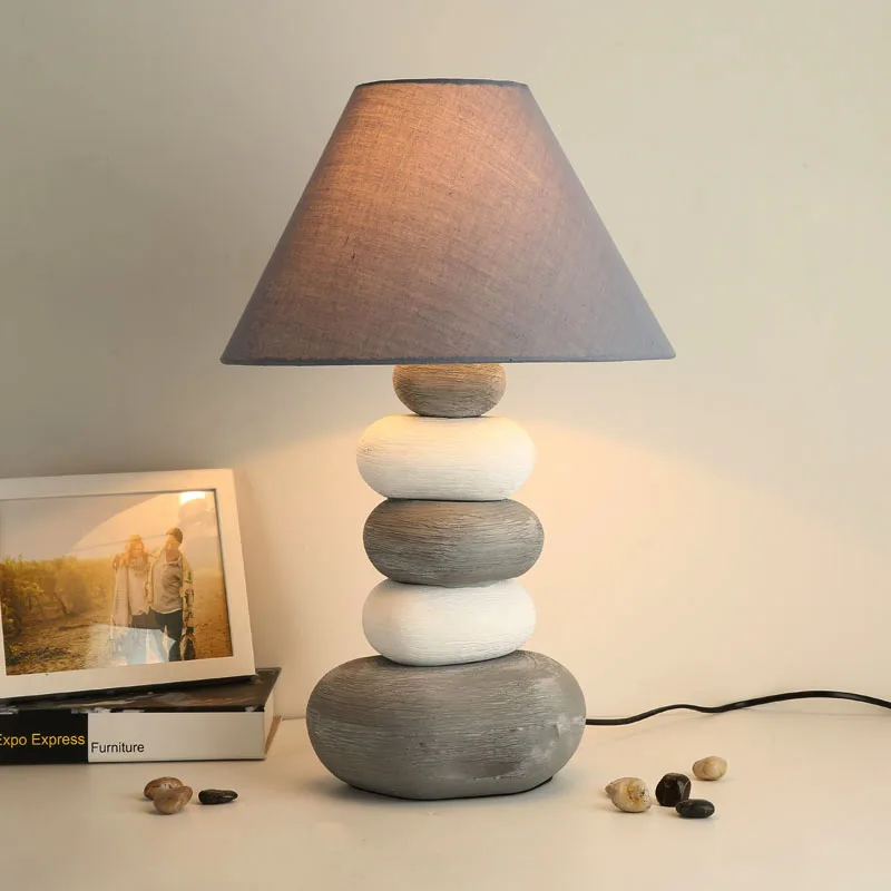 The simplicity of modern ceramics table lamps for living room Led Bed lamp bedside light table light Tafellamp lamps bedroom