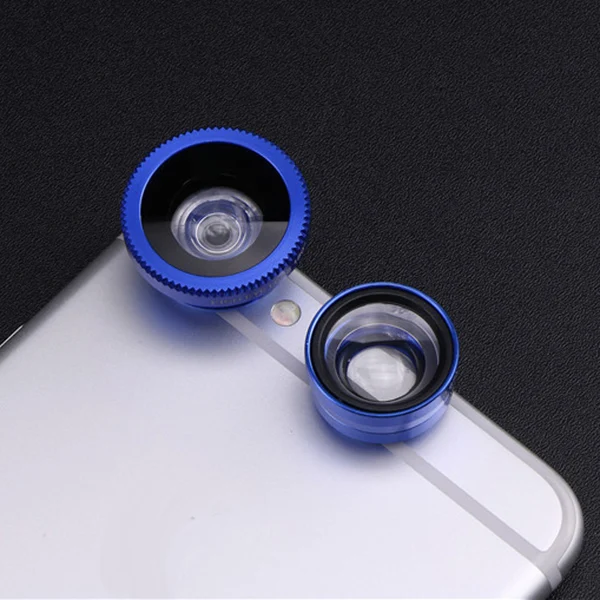 

180 Degree Lens 3-in-1 Clip Wide Angle Lens Macro Lens Smartphone HSJ-19