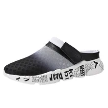 Летние мужские сандалии; пляжная обувь; удобные дышащие тапочки с сеткой на толстой подошве; мужская обувь с отверстиями; Baotou;# G3