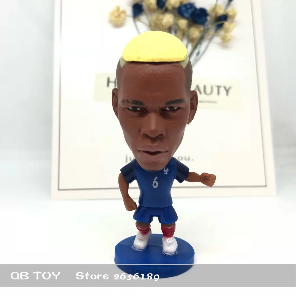 

Soccer figure football stars Classic France Pogba# 16-17 Movable joints resin model toy action figure dolls collectiblegift