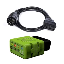 Obdlink lx bluetooth obd2 bimmer ferramenta de codificação para bmw veículo e motociclo motoscan mais 10pin motocycle bicicleta cabo
