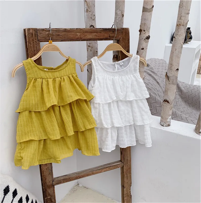 Mihkalev بلون طفلة حزب اللباس للأطفال فساتين الفتيات فستان صيفي الأطفال sleevelss الشاطئ اللباس droshipping Mihkalev بلون طفلة حزب اللباس للأطفال فساتين الفتيات فستان صيفي الأطفال sleevelss الشاطئ اللباس droshipping