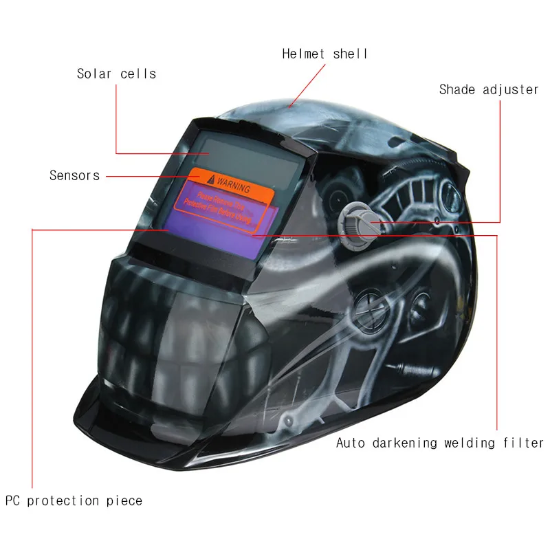 Лучшая цена, Солнечные Авто затемняющие сварочные Сварочные шлемы, Сварочные шлемы
