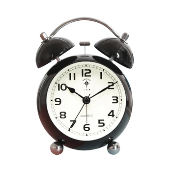 

Nordic Creative Silent Alarm Clock Circular Needle Simple Wake Up Bedroom BedsideTable Alarm Clock Kids Watch Mechanism 6NZ030