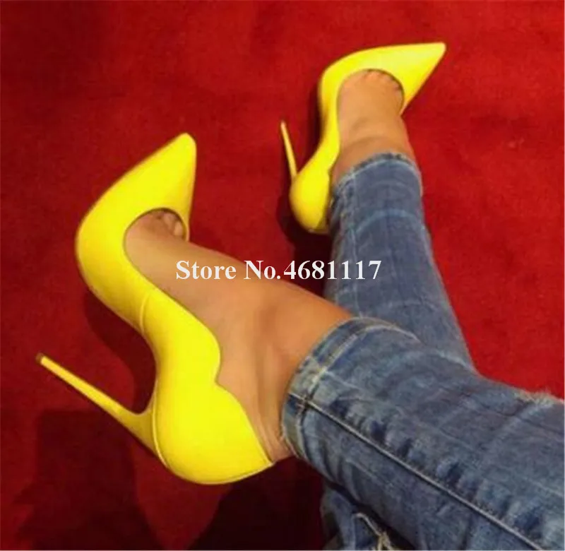 

Brand Design Women Fashion Pointed Toe Patent Leather Stiletto Heel Pumps Pink Red 12cm Sexy High Heels Dress Shoes