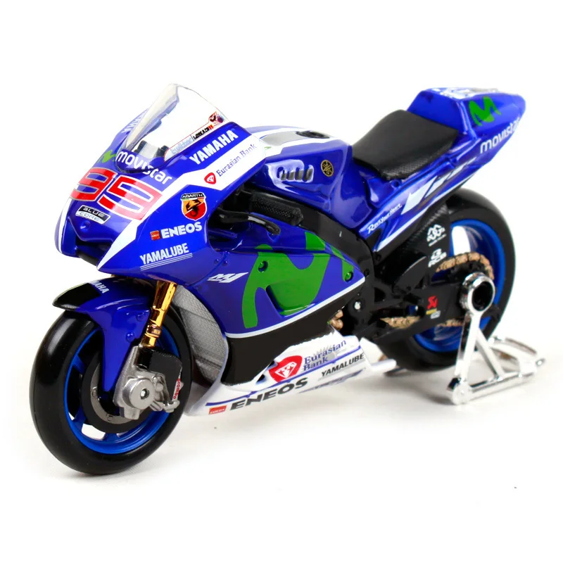 Maisto Коллекционная 1:18 YAMAHA № 99 лого Jorge Lorenzo модель мотоцикла Moto GP YZR M1 литья под давлением Moto детские игрушки коллекция подарков