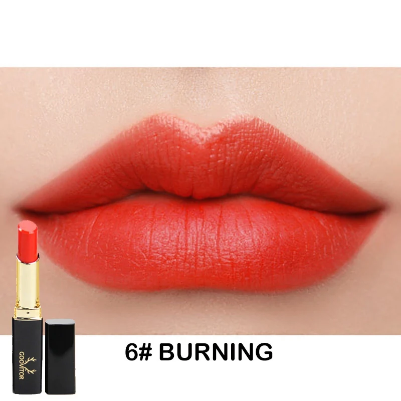 Hot Mat Tint Velvet Matte Lipstick Nude Red Makeup Lip Balm Stick Korean Cosmetics labial New Maquiagem Maquillage