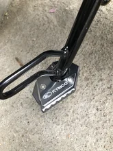 Motocicleta soporte Placa de lado a pie de ampliar extensión Kick Stand