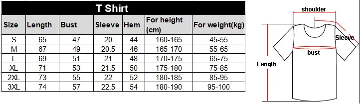 LX Tshirt Size
