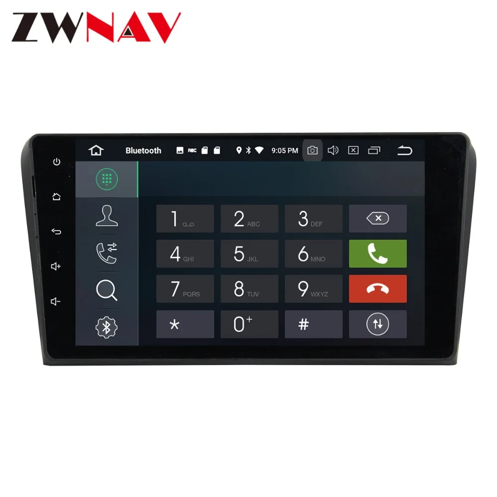 Best Android 9 car radio Car DVD CD Player For Mazda 3 2004-2009 GPS navigation headunit tape recorder 4GB 2DIN radio 5