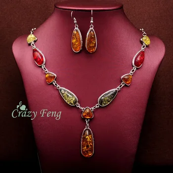 

Women's Vintage Retro Gold-color African Jewelry Sets Necklace + Earrings Wedding sets Free shipping