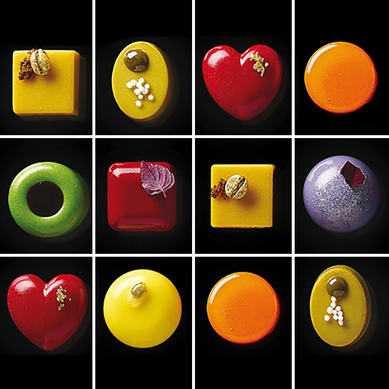 

35 Holes Silicone Truffle Pastry Cake Mold For Baking Bakeware Cake Chocolate Mousse Pastry Art Cake Mold Sinking Mould Tools
