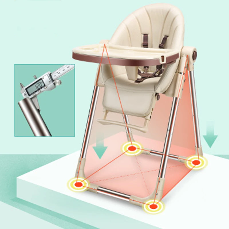 Russian free shipping Chair for babies Multifunctional a chair for feeding Folding Children Dining Chair Portable baby highchair