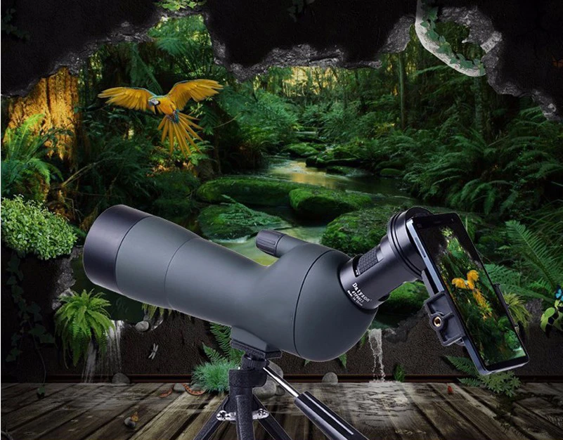 Высококачественный 20-60X60 Зрительная труба бинокль для наблюдения за птицами для стрельбы из лука и стрельбы с штативом и кронштейном для телефона