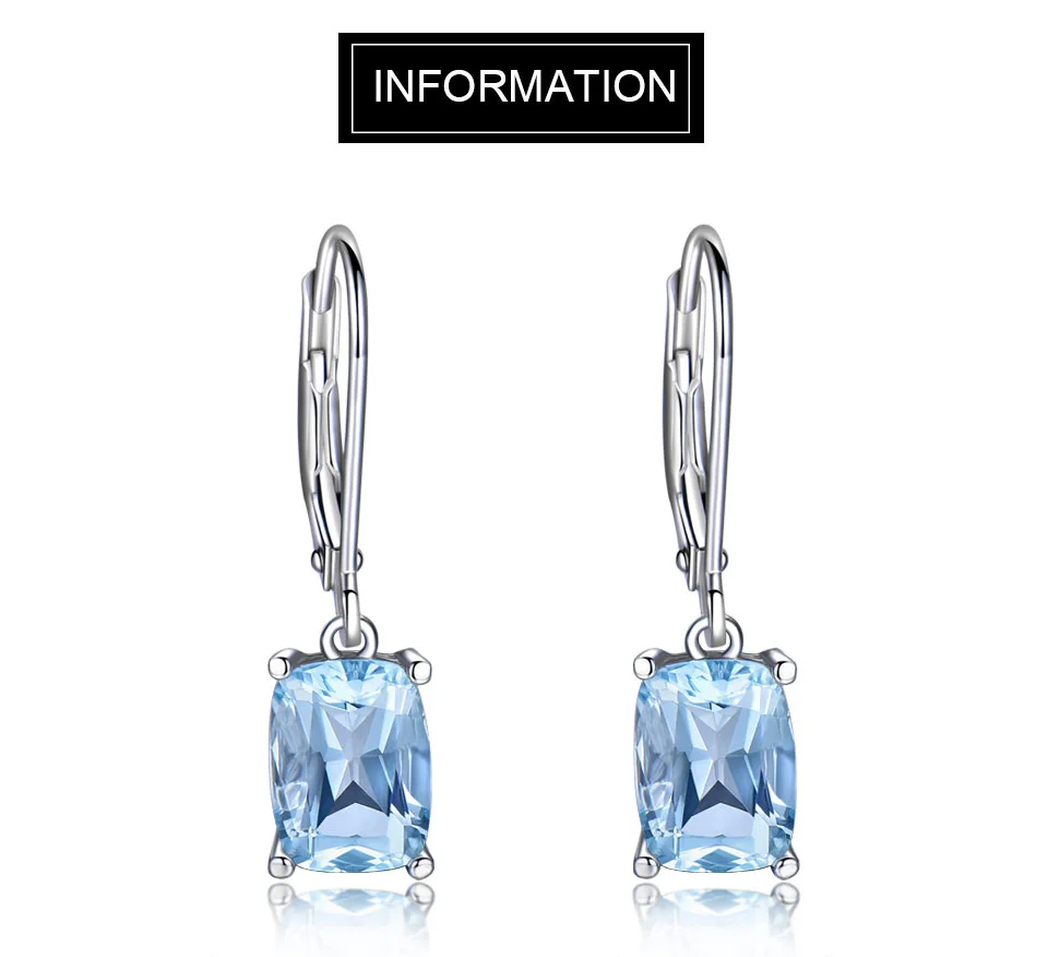 UMCHO Sky blue topaz silver sterling jewelry sets for women EUJ054B-1-pc (1)