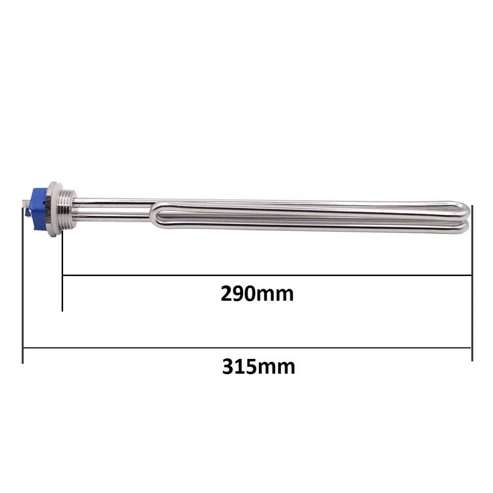 Нержавеющая сталь 240 В 3500 Вт складной винт в электрическом водонагревателе элемент с 1 дюймов NPT резьба