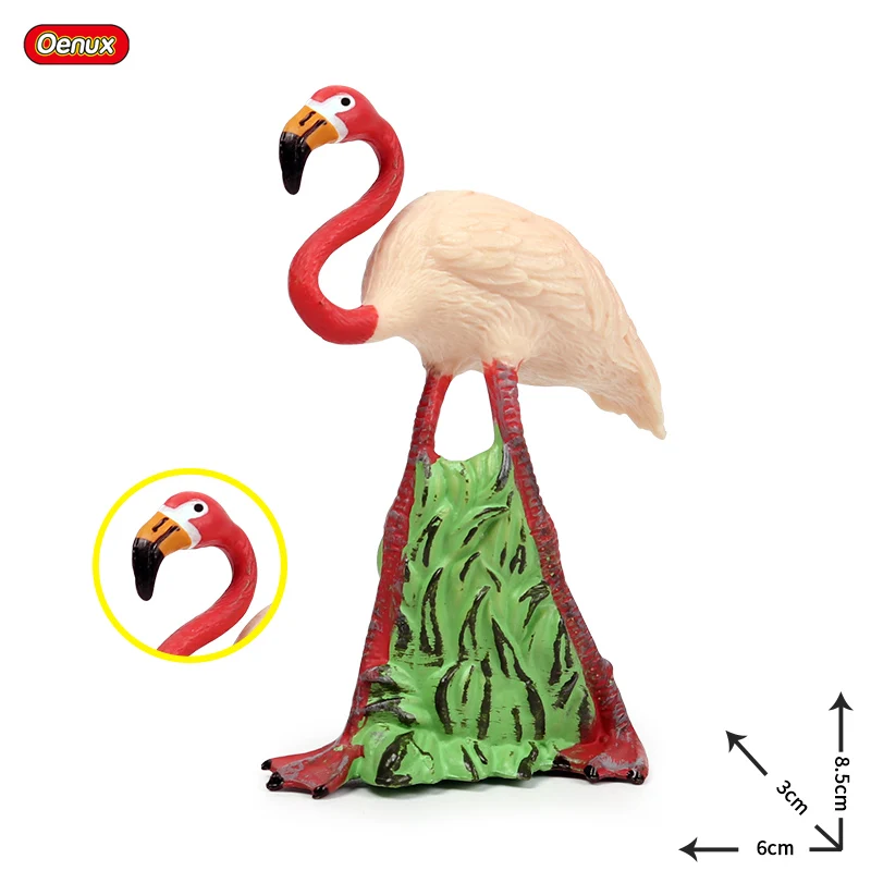 Oenux имитация Орлиная птица модель Фигурка домашний декор миниатюрное украшение для сада в виде Феи фигурки из ПВХ игрушка для детей подарок - Цвет: Without Box