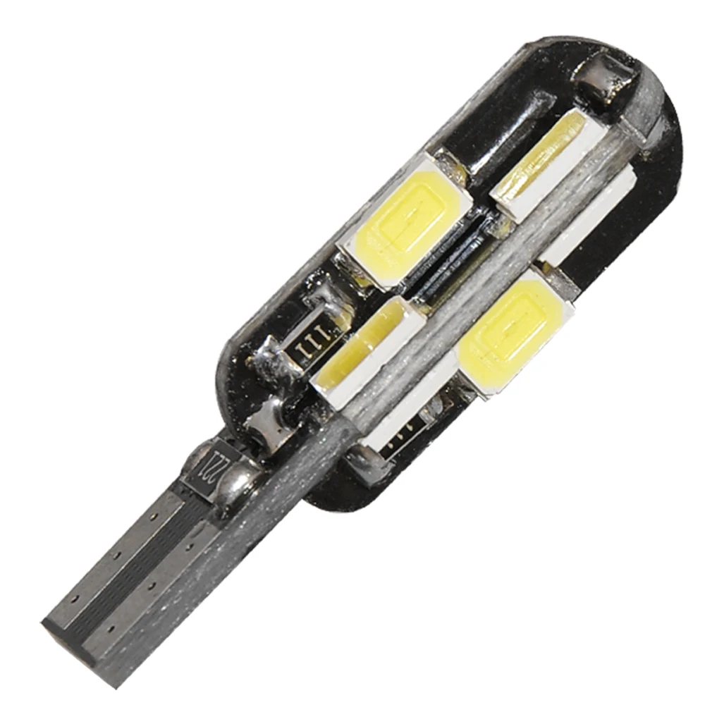 1 шт. белая T10 168 194 W5W 12-SMD 5630 Светодиодный тормоз с клиновым разжимом лампа Canbus Error