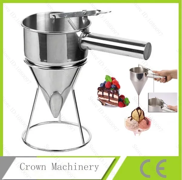

Stainless steel taiyaki funnel; waffle mixture dispenser ;takoyaki filler; Funnel for Batter Dispenser DHL/UPS/FEDEX/TNT ship