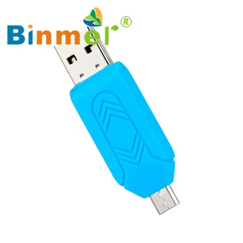 

MINI USB 2.0 +OTG Micro SD/SDXC TF Card Reader Adapter U Disk_KXL0629