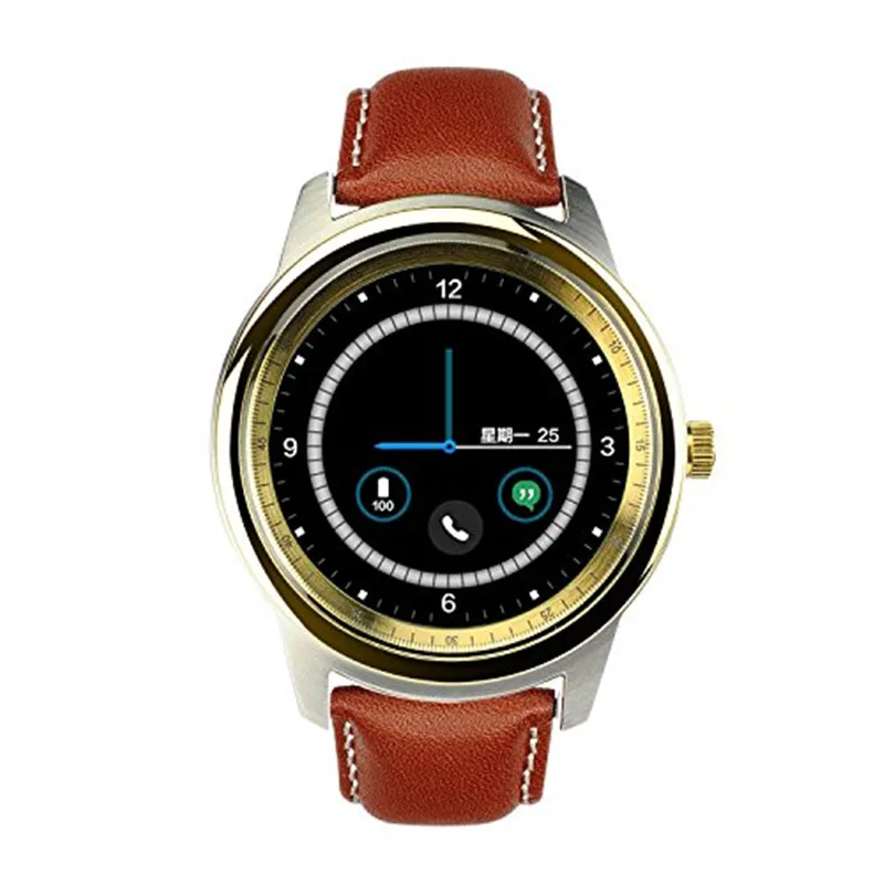 

2018 Hot DM365 Smart Watch Full HD IPS Screen Bluetooth SmartWatch MTK2502A Fitness Tracker App For iphone IOS Android Phone