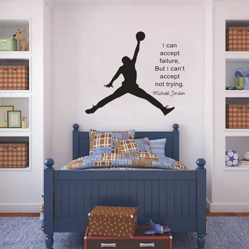 Stickers Home Décor Michael Jordan Air Vinyl Wall