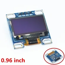 1pcs 4pin 0.96″ White/Blue/Yellow blue 0.96 inch OLED 128X64 OLED Display Module For Arduino 0.96″ IIC I2C Communicate