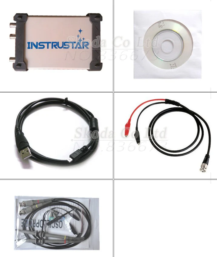 ISDS210B 40 МГц 100MSa/s 4 в 1 шт. USB Виртуальный цифровой осциллограф+ Анализаторы спектра+ DDS+ развертка