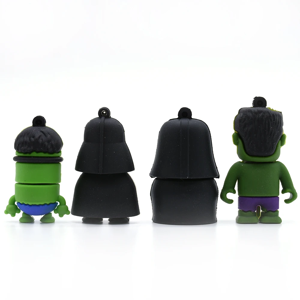 Флеш-накопитель с флешкой Hulk Usb Star Wars, флеш-накопитель Darth Vader, 4 ГБ, 8 ГБ, 16 ГБ, 32 ГБ, 64 ГБ, 128 ГБ, U диск, флешка, подарок