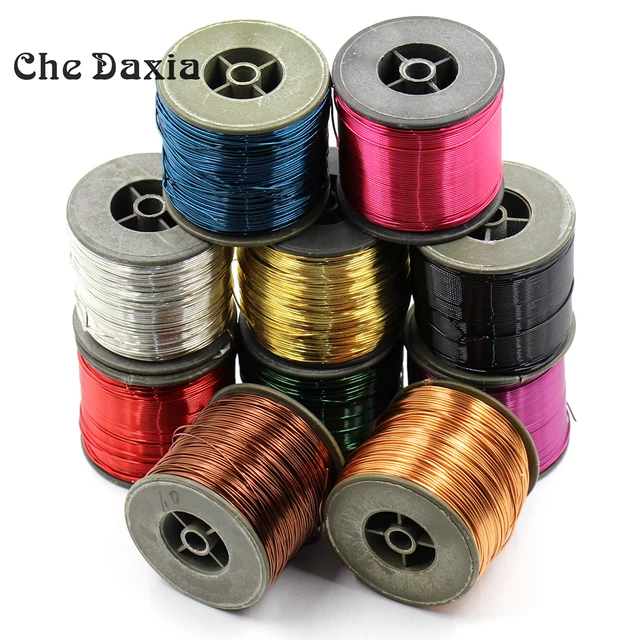 1 Roll Enameled Copper Wire 20 Gauge Craft DIY Jewelry Making 0.2-1MM